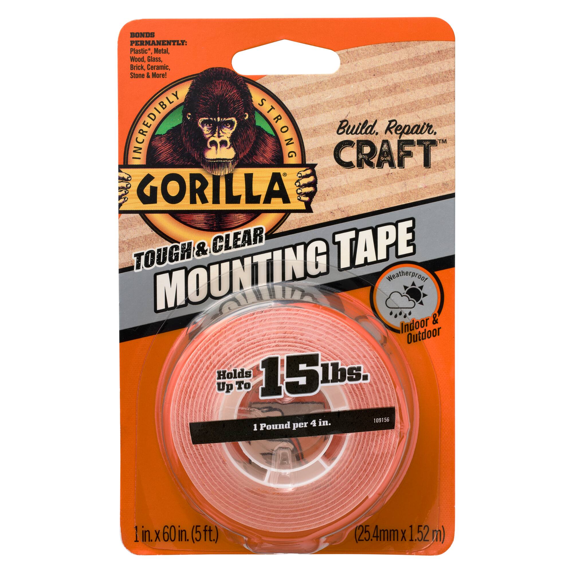 8 Pack: Gorilla® Mounting Tape